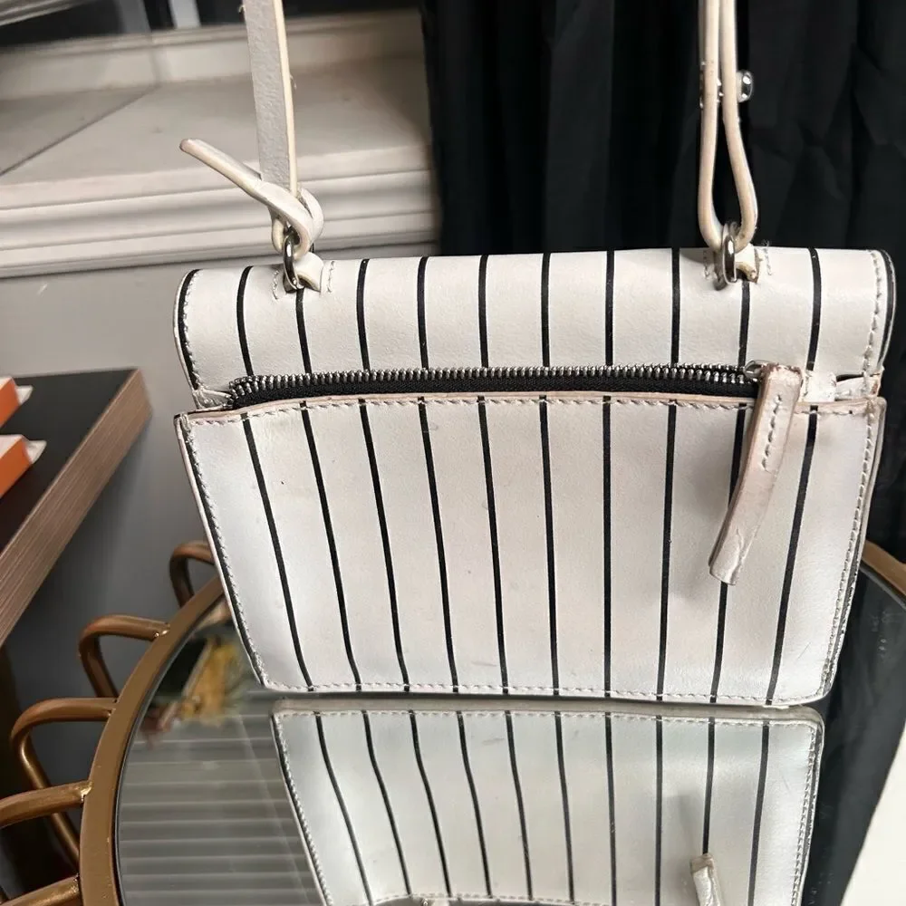 Zara Striped Crossbody Bag